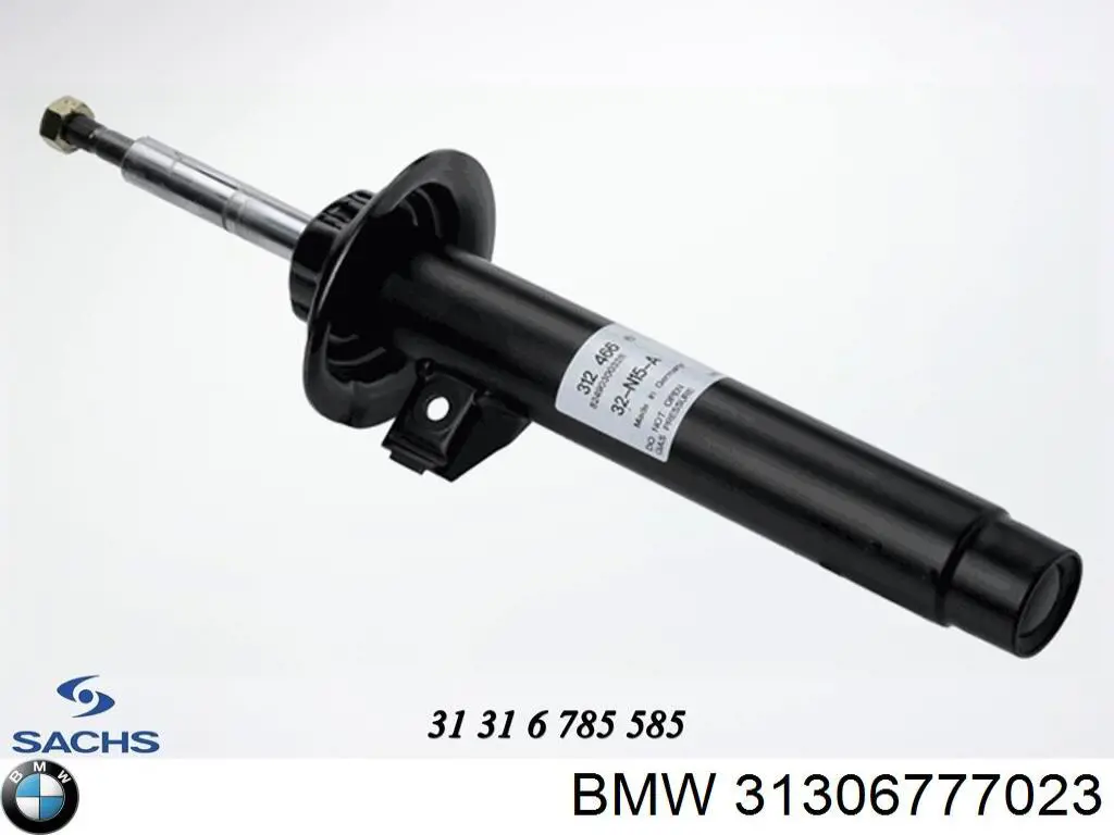 Амортизатора передній лівий 317551 Sachs