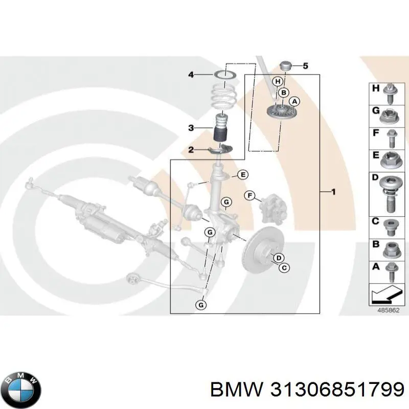Купити 31306851799 BMW 