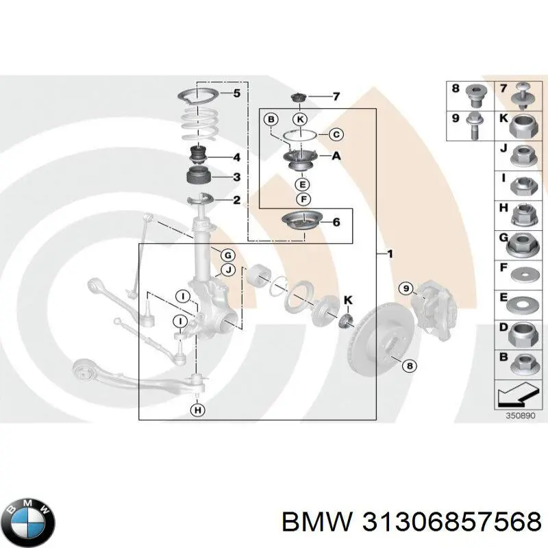 Купити 31306857568 BMW Патрубок витратоміра повітря