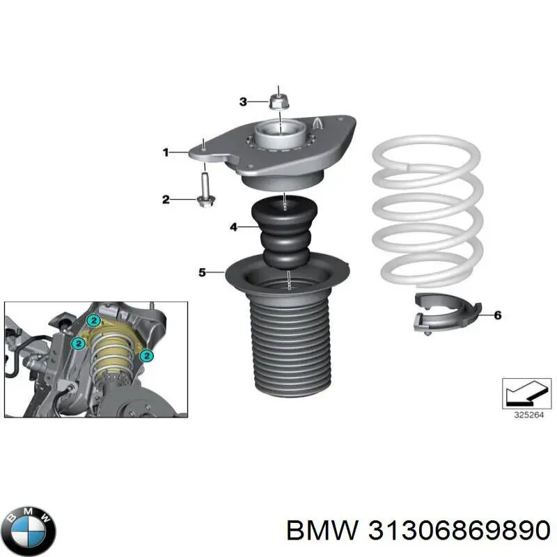  BMW 31306869890 ціна, від 13.04 USD