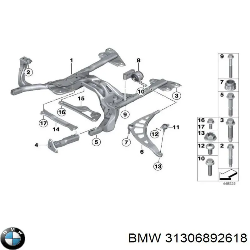 Подушка амортизатора переднього Sachs 803153