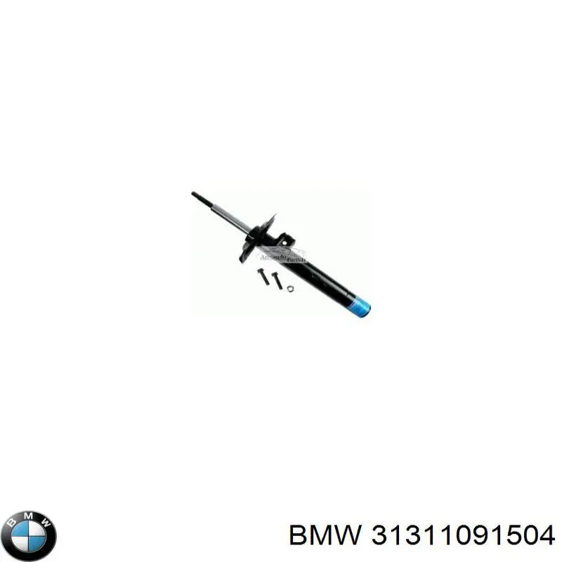 Амортизатор передній, правий BMW 31311091504 ціна, від 55.13 USD