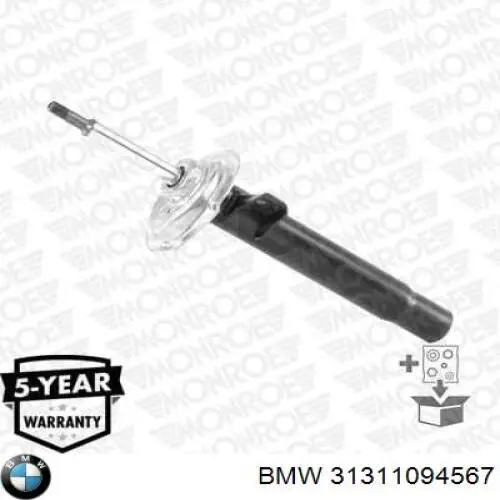 Амортизатор передньої підвіски, лівий BMW 31311094567 ціна, від 69.64 USD