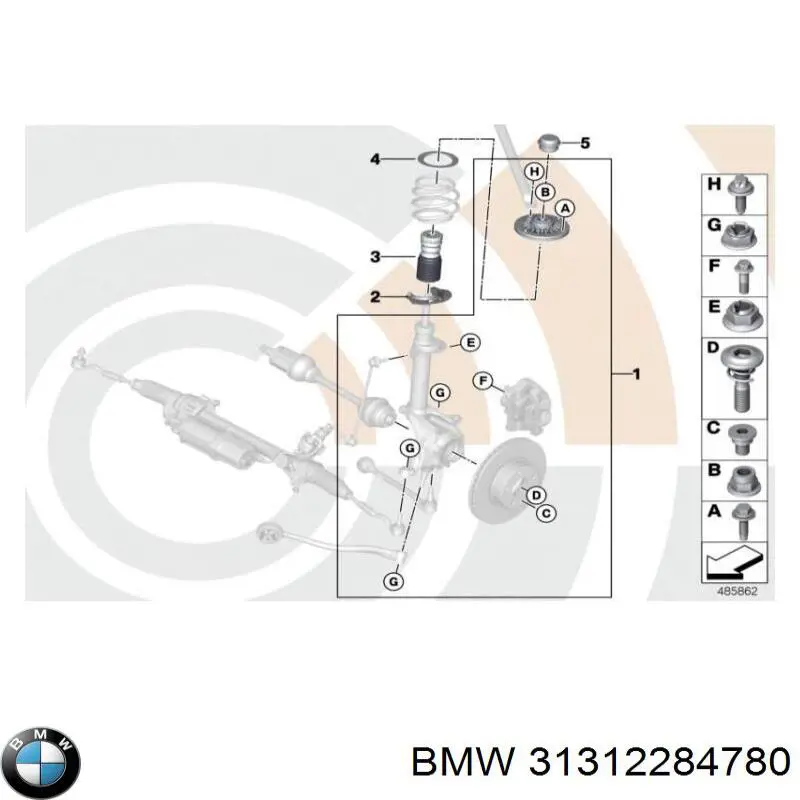 Купити 31312284780 BMW 