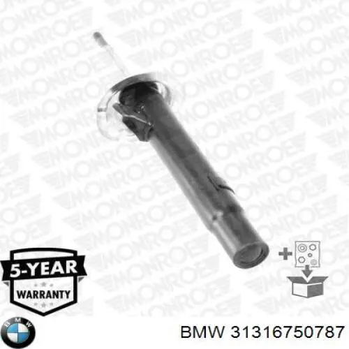 Амортизатора передній лівий 31316750787 BMW