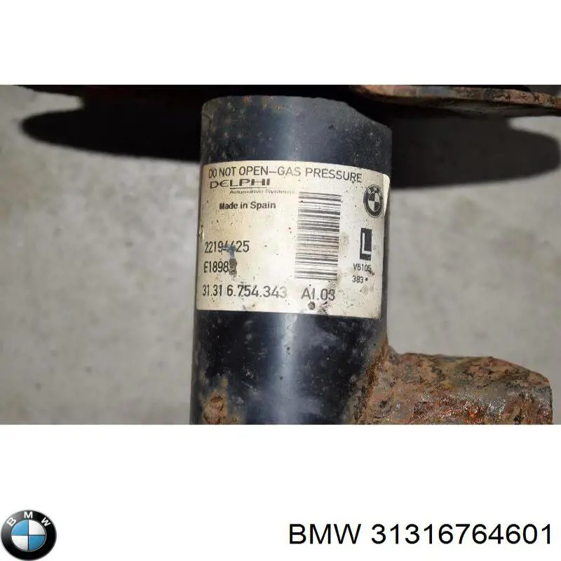Амортизатор передньої підвіски, лівий BMW 31316764601 ціна, від 56.43 USD