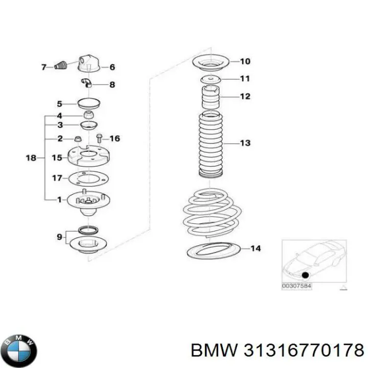  BMW 31316770178 ціна, від 25.96 USD