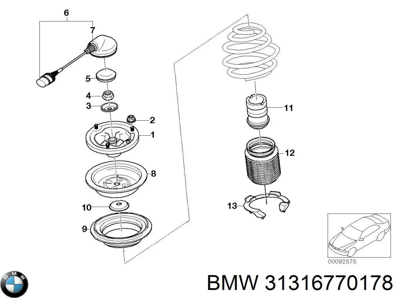 31316770178 BMW 