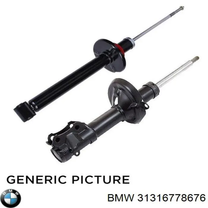 Стойка амортизатора передняя BMW 31316778676 ціна, від 60.50 USD