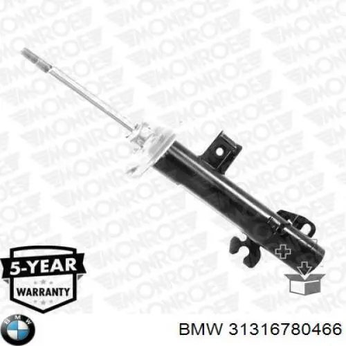 Амортизатор передній, правий 31316780466 BMW