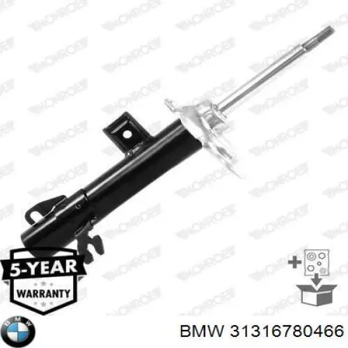 Амортизатор передній, правий BMW 31316780466 ціна, від 52.12 USD
