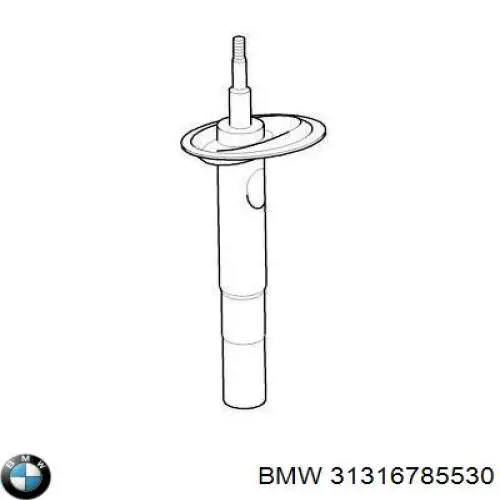 Амортизатор передній, правий Sachs 319103 ціна, від 451.34 USD