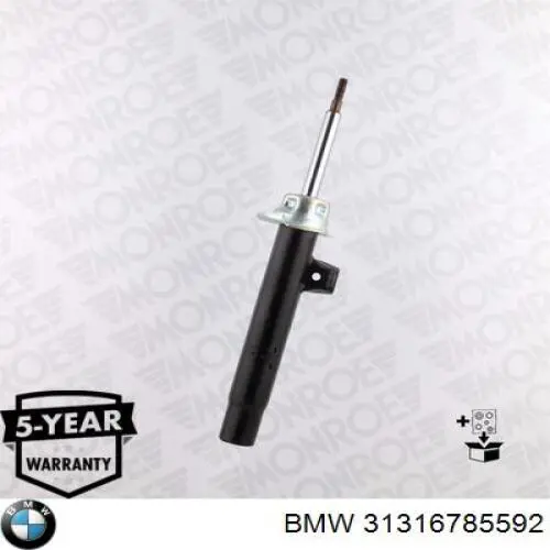 Амортизатор передній, правий 31316785592 BMW