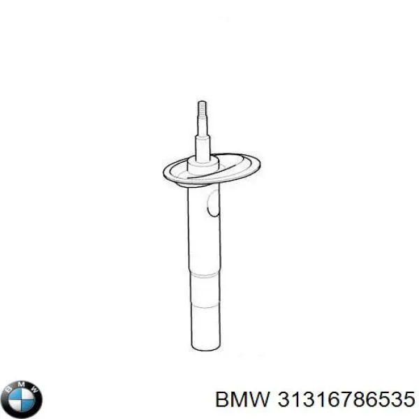 Амортизатор передньої підвіски, лівий BMW 31316786535 ціна, від 168.03 USD