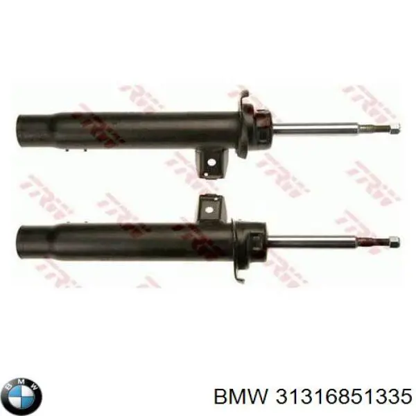 Амортизатор передньої підвіски, лівий BMW 31316851335 ціна, від 55.46 USD