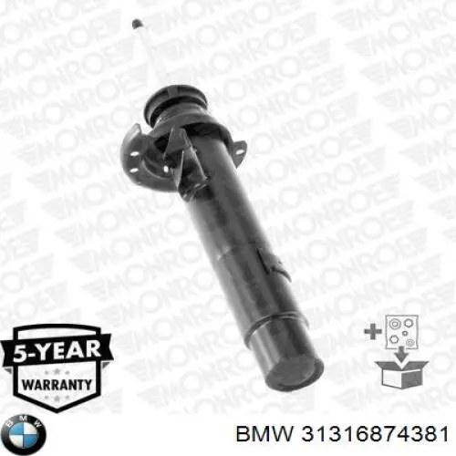 Амортизатор передній 31316791581 BMW