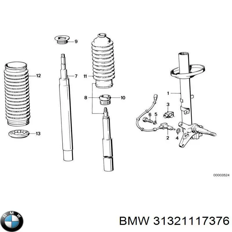 Купити 31321117376 BMW 