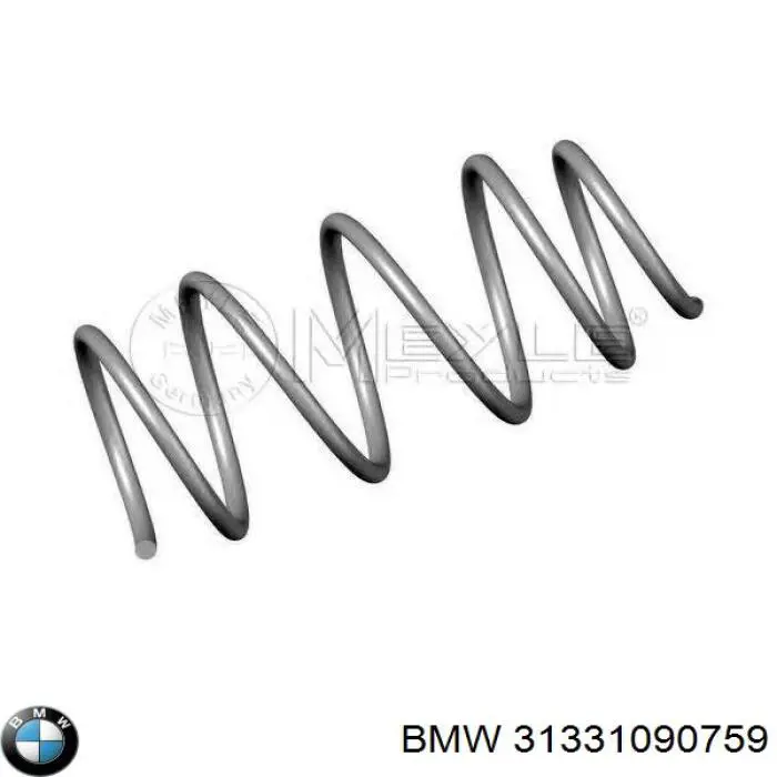 31331090759 BMW Пружина амортизатора передняя
