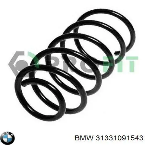 Пружина передня BMW 31331091543 ціна, від 67.95 USD