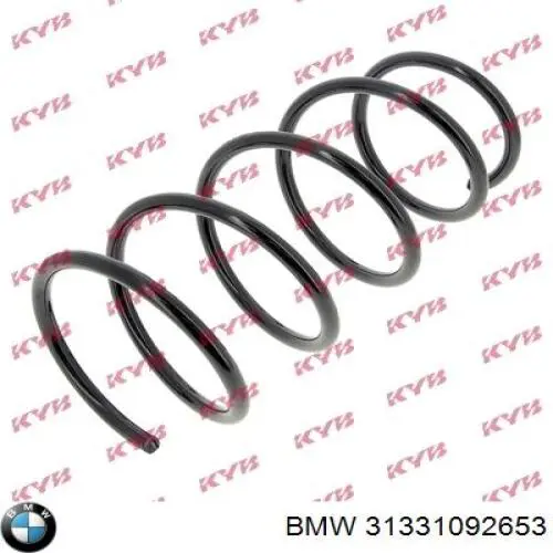 31331092653 BMW Пружина амортизатора передняя