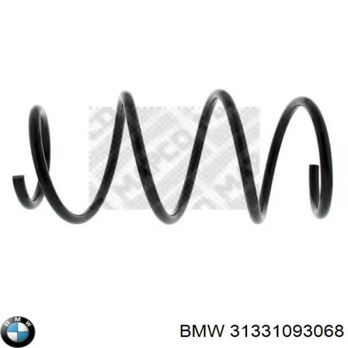31331093068 BMW Пружина амортизатора передняя
