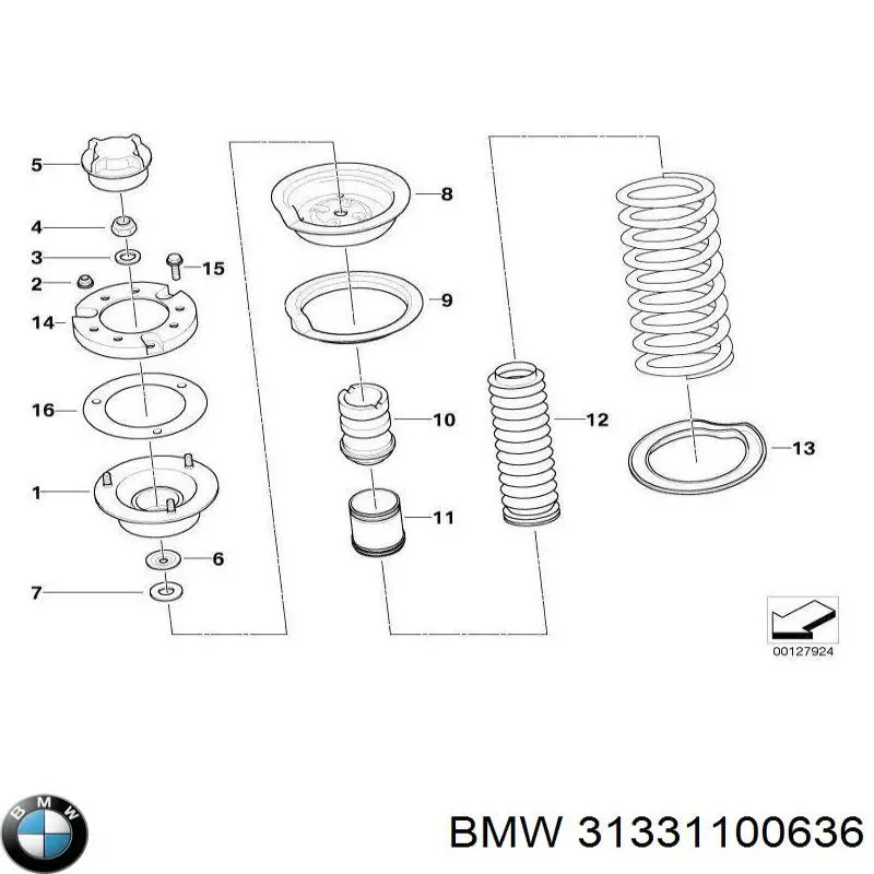  BMW 31331100636 ціна, від 43.89 USD