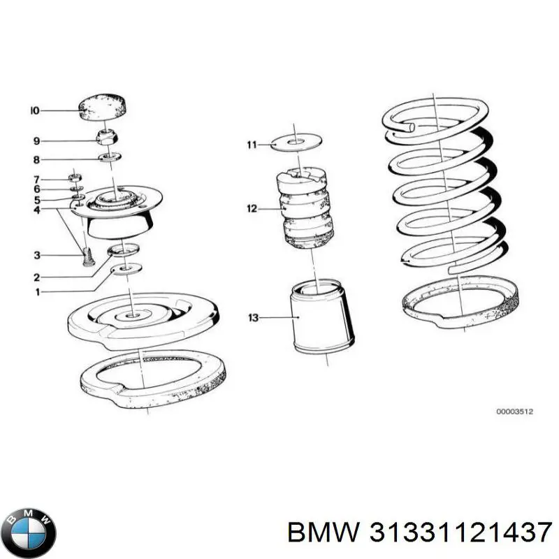 31331117662 BMW 
