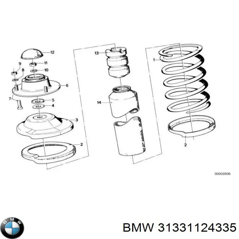 Пробка піддона двигуна 31331124335 BMW