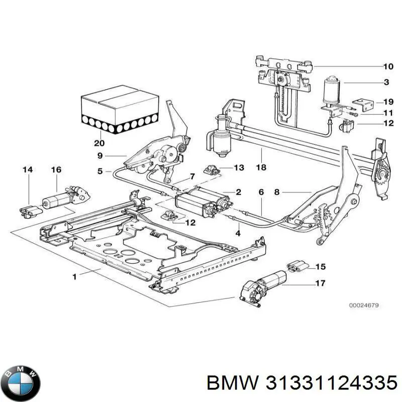 Болт піддона BMW 31331124335