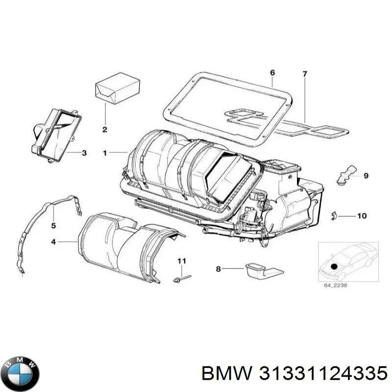 31331124335 BMW Пробка піддона двигуна