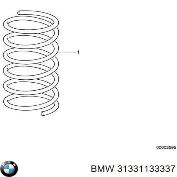 Пружина передня 31331133337 BMW