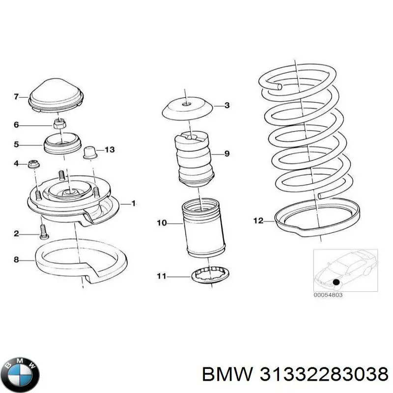  BMW 31332283038