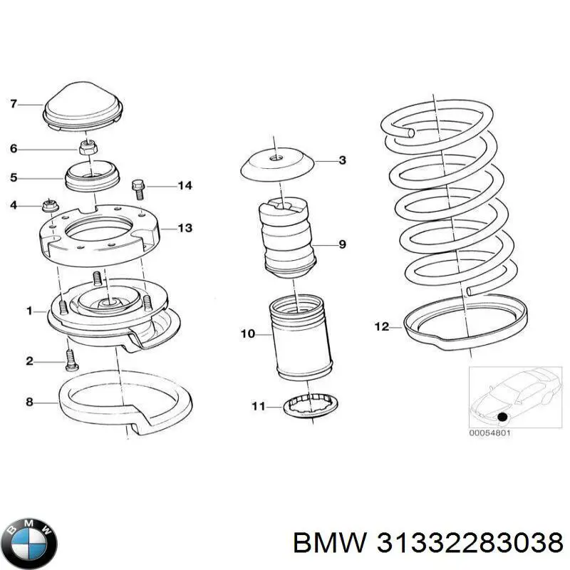  BMW 31332283038 ціна, від 42.62 USD