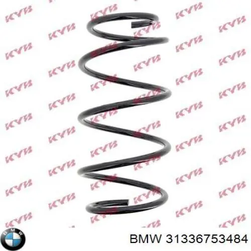 31336753484 BMW Пружина амортизатора передняя