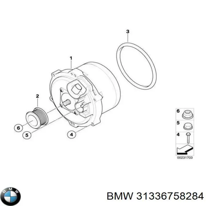 Буфер-відбійник амортизатора переднього BMW 31336758284 ціна, від 37.19 USD