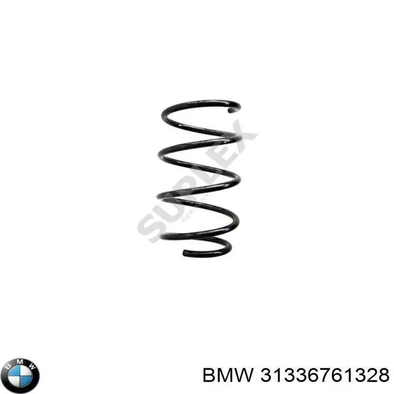 Купити 31336761328 BMW Гвинтова пружина підвіска