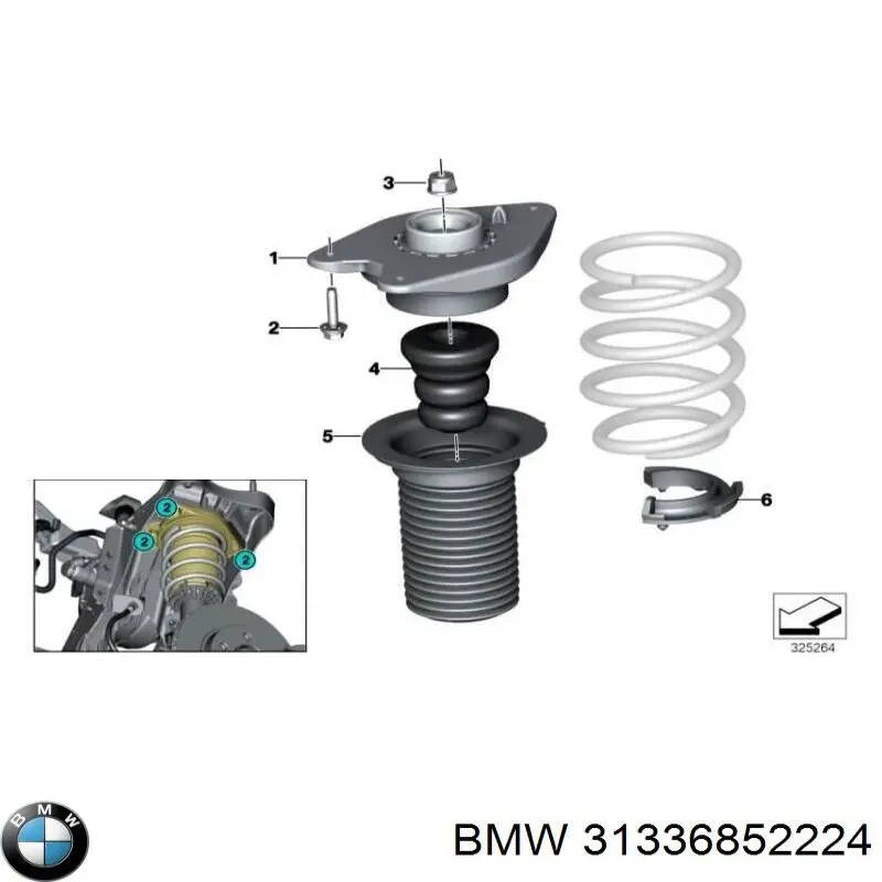  BMW 31336852224 ціна, від 13.04 USD