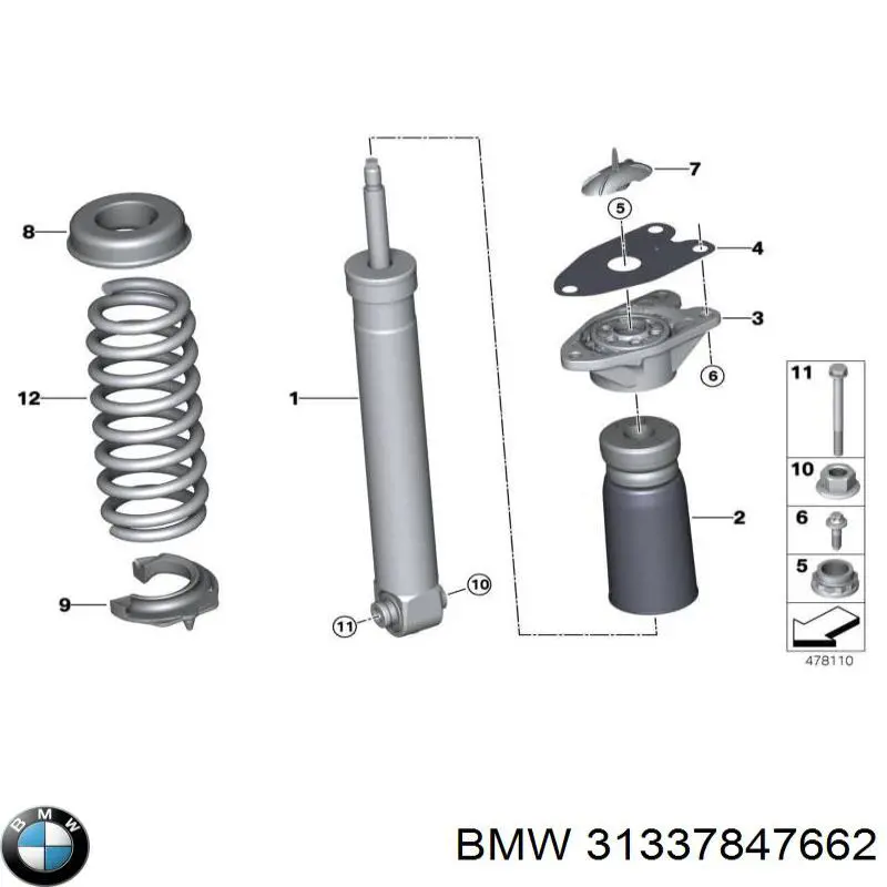  BMW 31337847662 ціна, від 23.08 USD