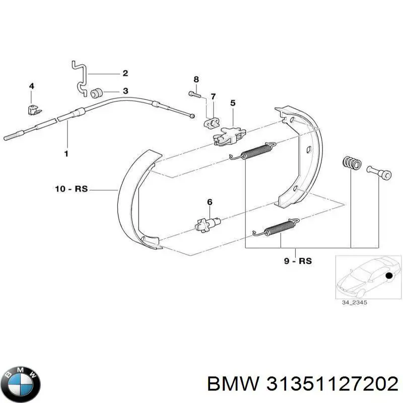  BMW 31351127202 ціна, від 17.32 USD