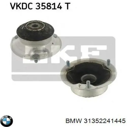 Опора стійки амортизатора переднього BMW 31352241445 ціна, від 11.68 USD