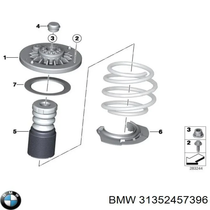 31352457396 BMW Кріплення переднього амортизатора