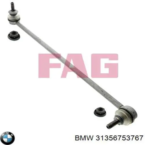 Лінк стабілізатора, переднього, лівий BMW 31356753767 ціна, від 14.17 USD