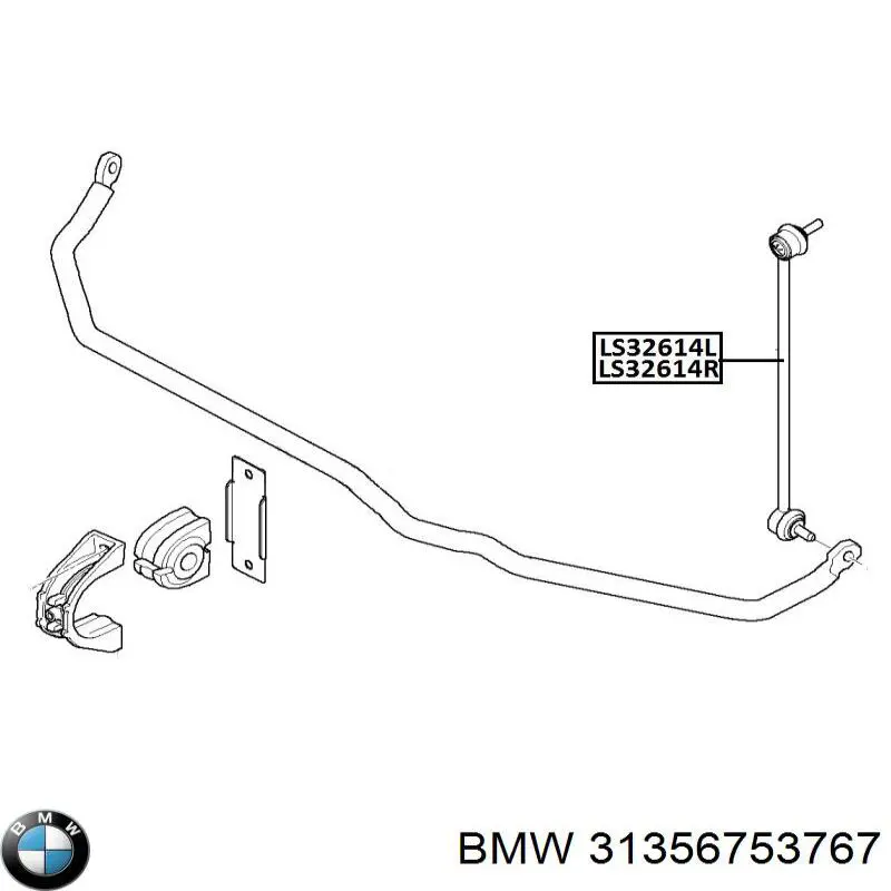 Купити 31356753767 BMW Яйця стабілізатора переднього