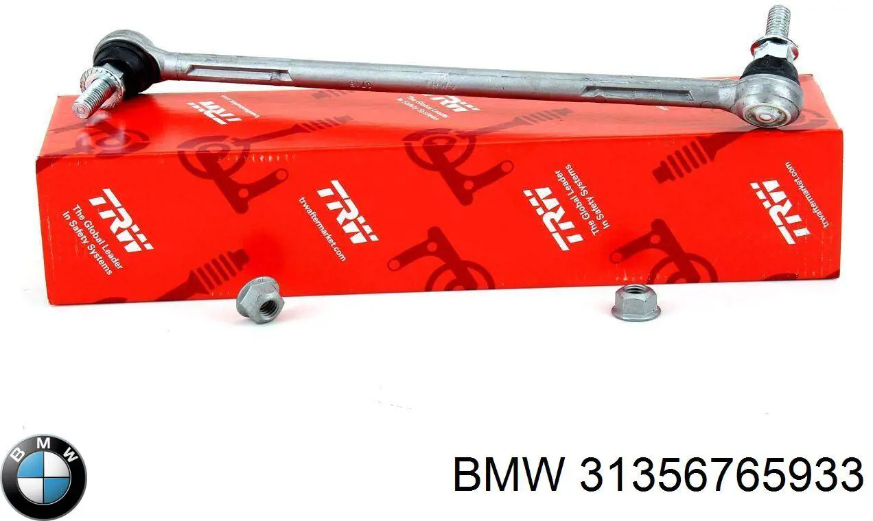 31356765933 BMW Стійка стабілізатора, переднього, ліва