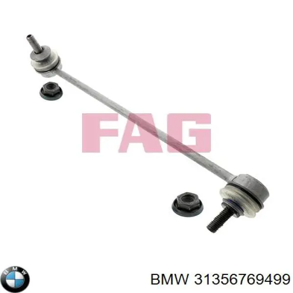 31356769499 BMW Стійка стабілізатора, переднього, ліва