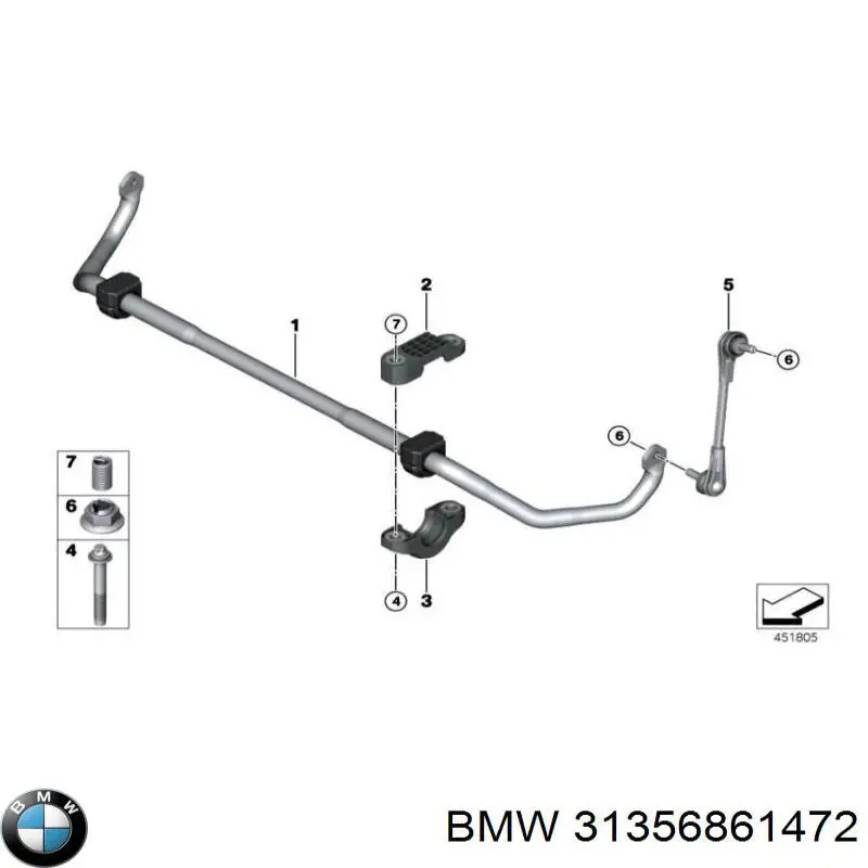  BMW 31356861472 ціна, від 12.67 USD