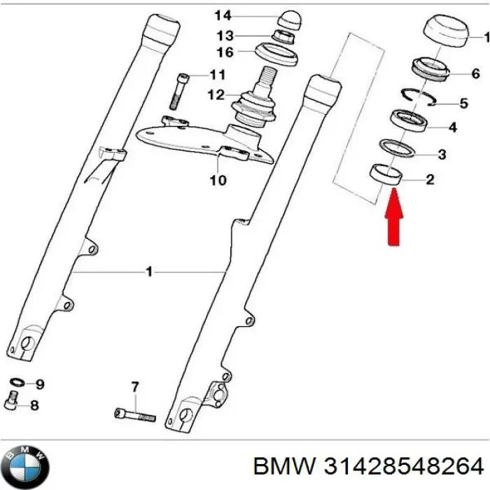 Купити 31428548264 BMW 
