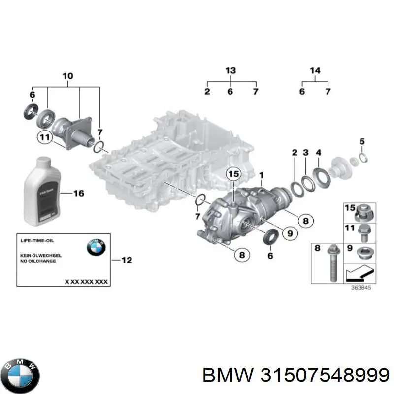  BMW 31507548999 ціна, від 480.39 USD