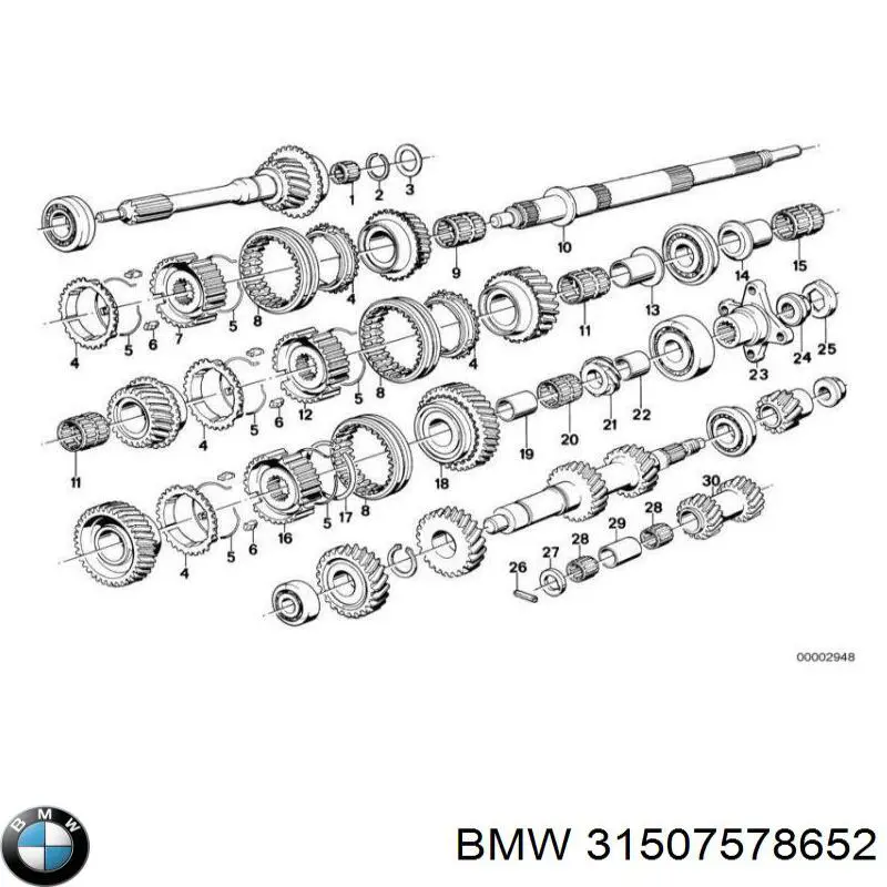 31507578652 BMW Промвал