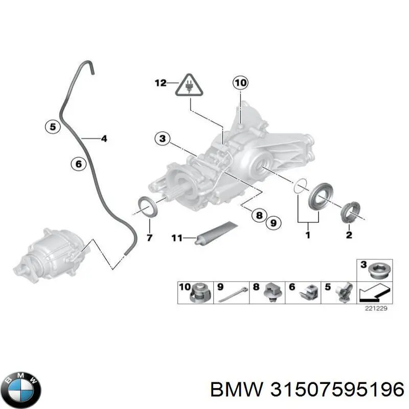 Купити 31507595196 BMW 